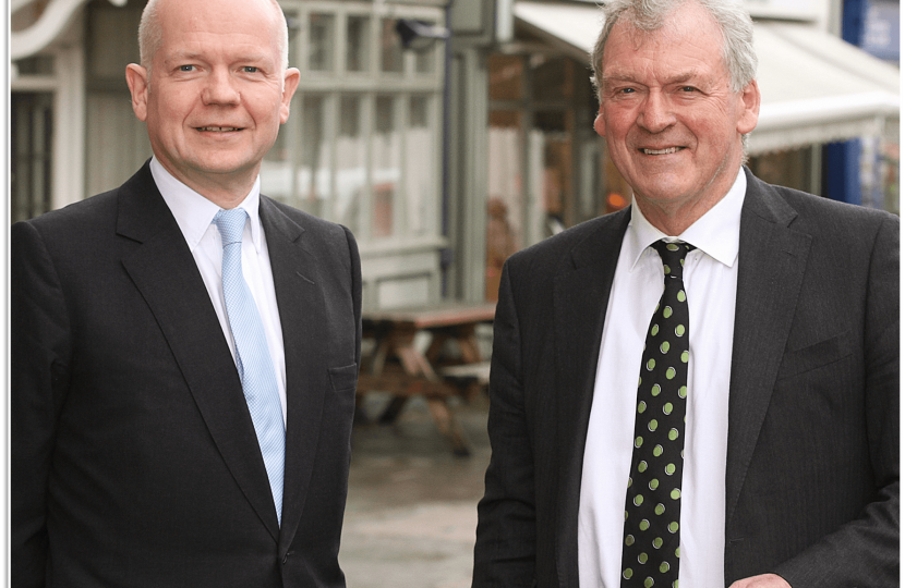 Lord Hague and Glyn Davies